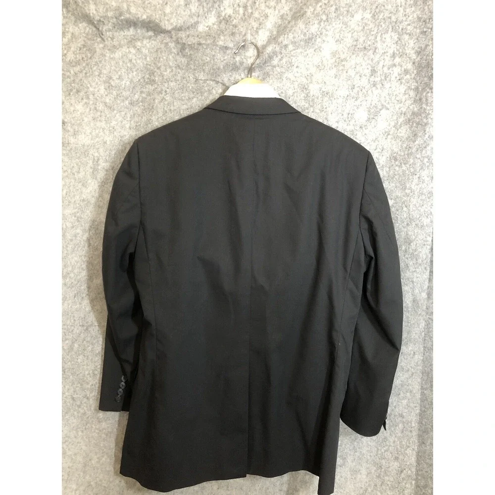Jos A Bank Signature Blazer Mens 44R Blue Cotton Blend Suit Coat Jacket Classic